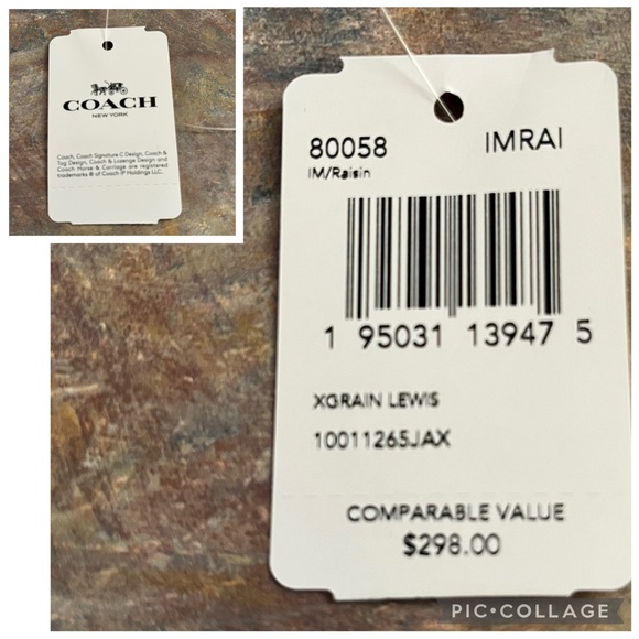 Coach Burgandy Shoulder Bag - Picture 15 of 16